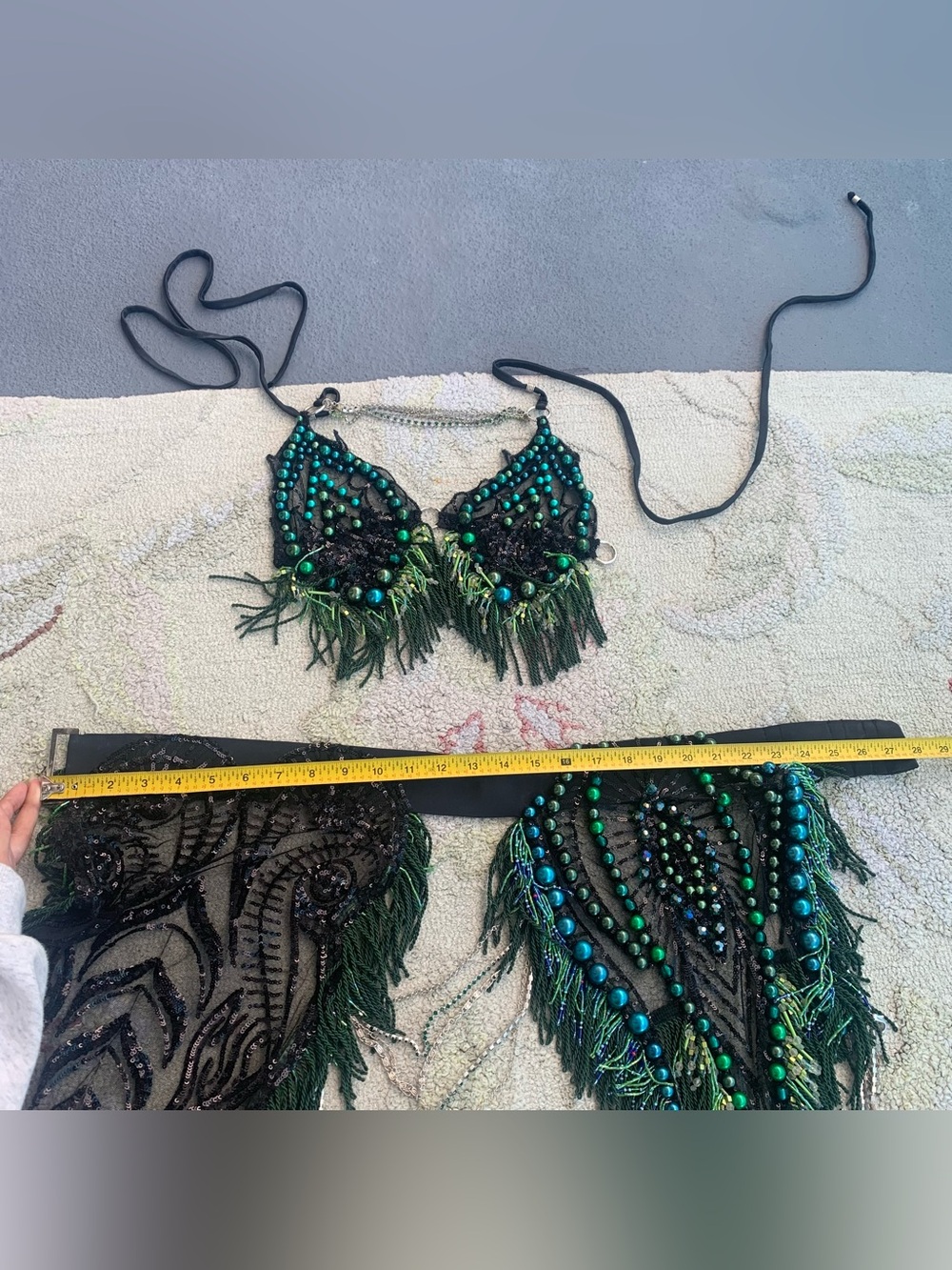 Nasteski The Label Hand-Beaded 2-Piece Rave & Festival Set - Picture 6 of 12